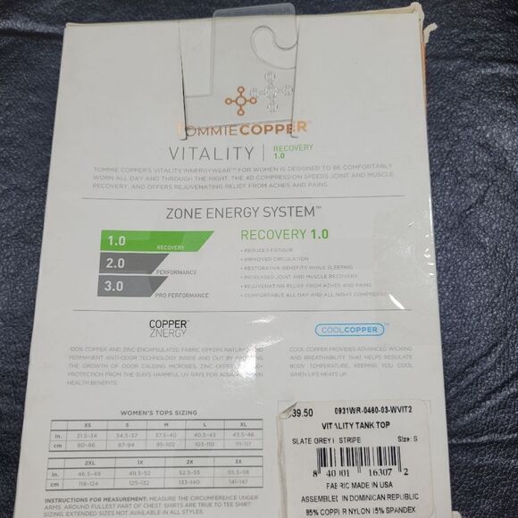 Tommie Copper: Women’s Recovery Compression Tank Top SEVERAL COLORS AVAI… - Picture 7 of 9